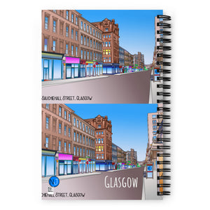 Sauchiehall Street Spiral notebook