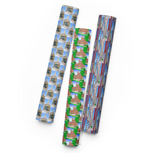 Glasgow Art Gallery Wrapping Paper x 3 Sheets - GOMA / Kelvingrove / The Light House