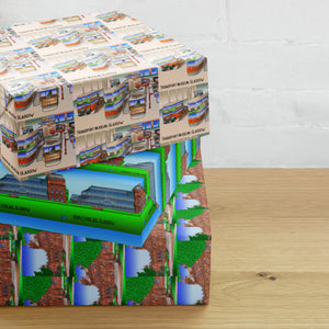 Glasgow Art Gallery Wrapping Paper x 3 Sheets - Kelvingrove / Transport Museum / Peoples Palace