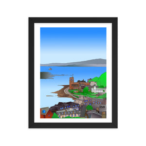 Oban Framed poster