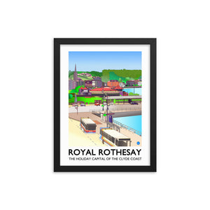 The Winter Gardens Rothesay Framed poster