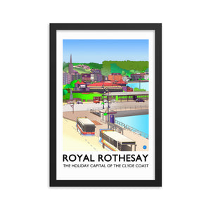 The Winter Gardens Rothesay Framed poster