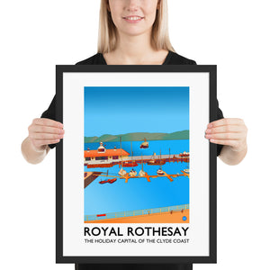 Rothesay Marina Framed Print