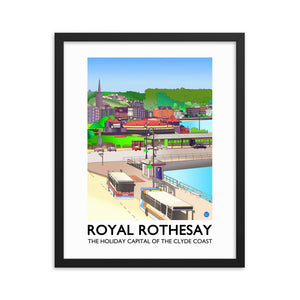 The Winter Gardens Rothesay Framed poster