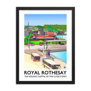 The Winter Gardens Rothesay Framed poster