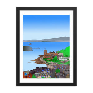 Oban Framed poster