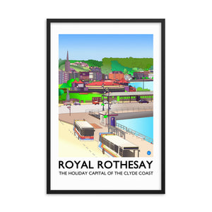 The Winter Gardens Rothesay Framed poster