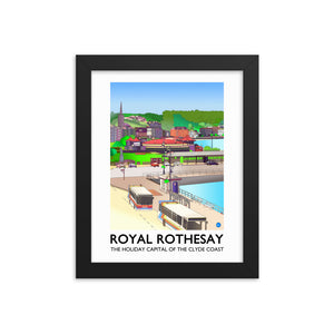 The Winter Gardens Rothesay Framed poster