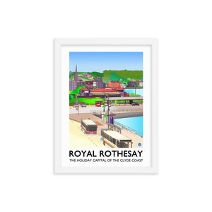 The Winter Gardens Rothesay Framed poster