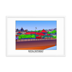 Rothesay Winter Gardens Framed poster