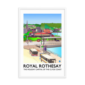 The Winter Gardens Rothesay Framed poster