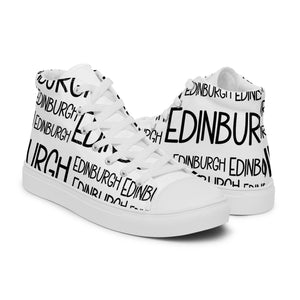 Edinburgh Men’s high top canvas shoes