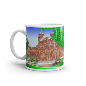 Kelvingrove Art Gallery & Museum Glasgow White glossy mug